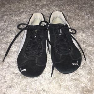 Puma black sneakers